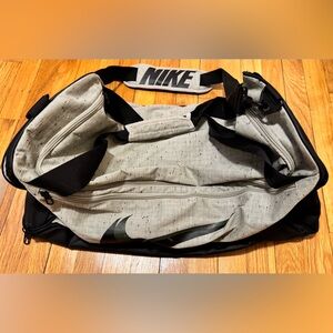 Nike Speckled Gray Duffel Bag